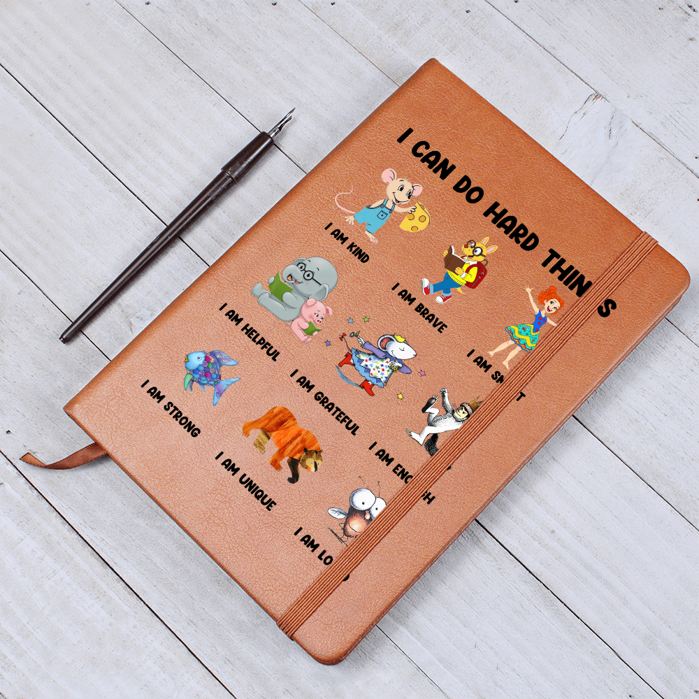 I CAn Do Hard Things - NP - Leather Journal