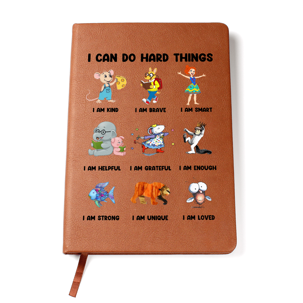 I CAn Do Hard Things - NP - Leather Journal