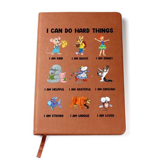 I CAn Do Hard Things - NP - Leather Journal