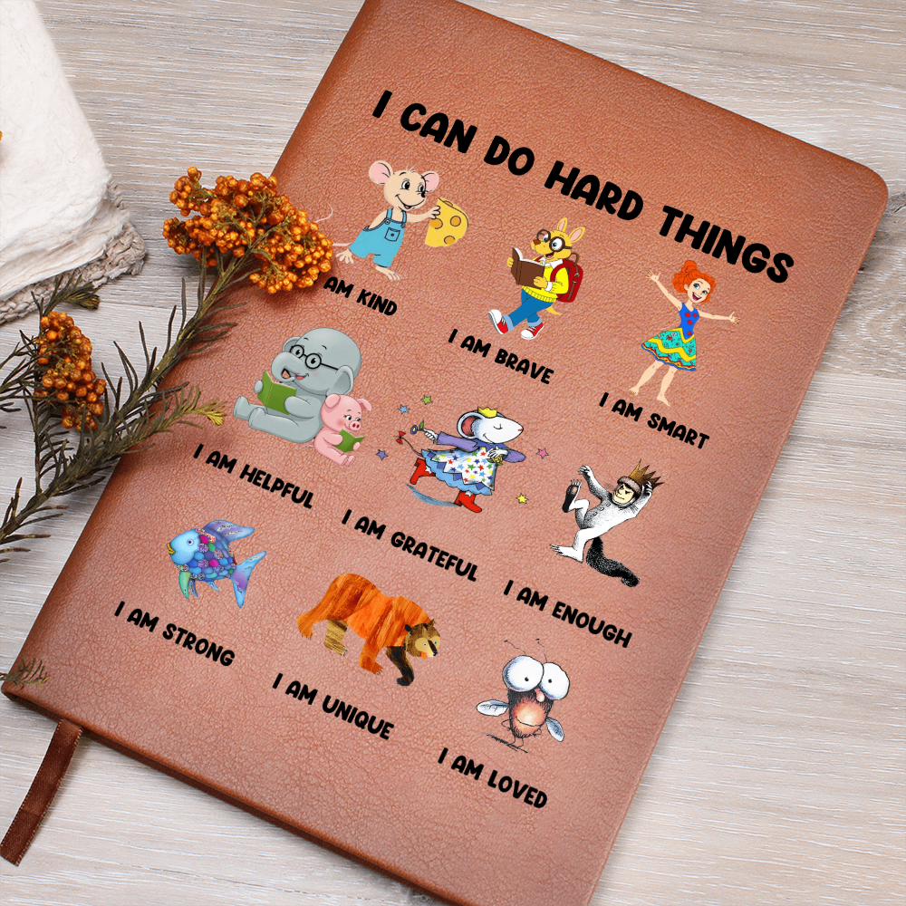 I CAn Do Hard Things - NP - Leather Journal