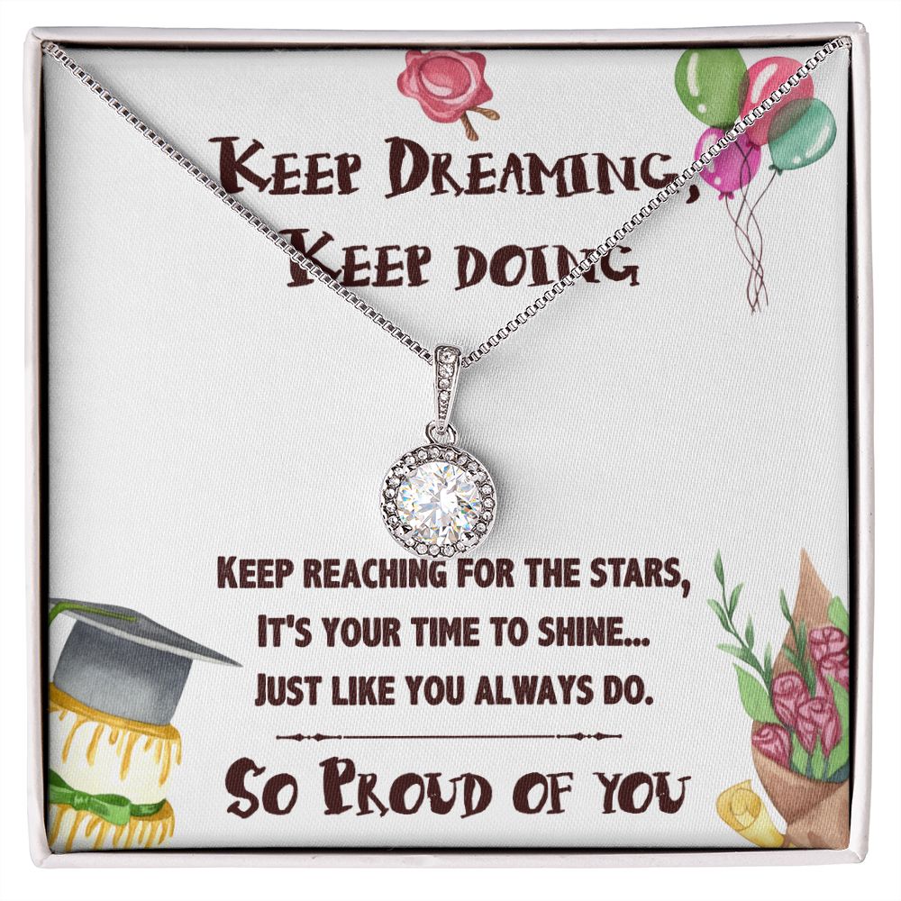 Graduation Gift For Her - Hope For Future Necklace - Always Keep Dreaming