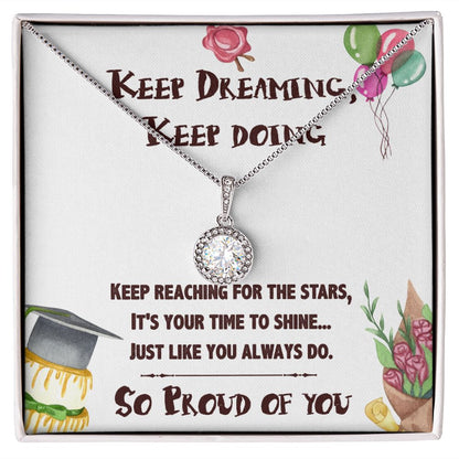 Graduation Gift For Her - Hope For Future Necklace - Always Keep Dreaming