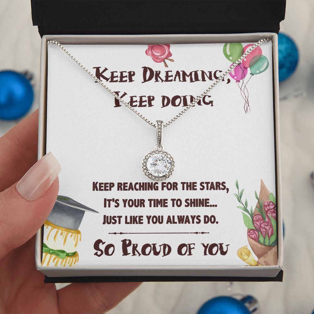 Graduation Gift For Her - Hope For Future Necklace - Always Keep Dreaming