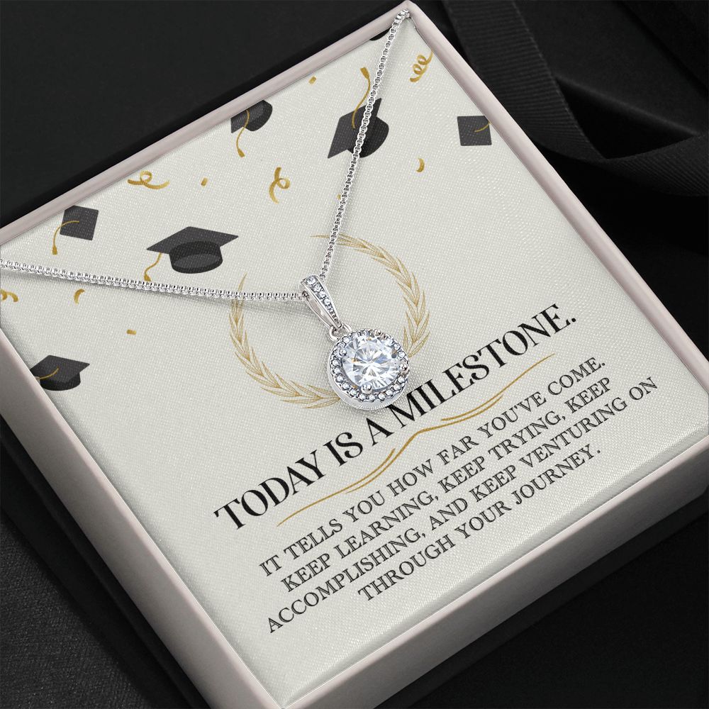 Graduation Gift - Hope For Future Necklace - Today Is A Milestone