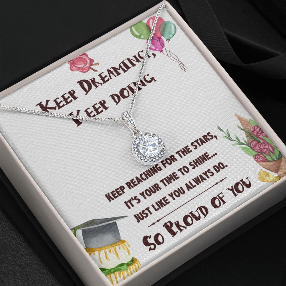 Graduation Gift For Her - Hope For Future Necklace - Always Keep Dreaming