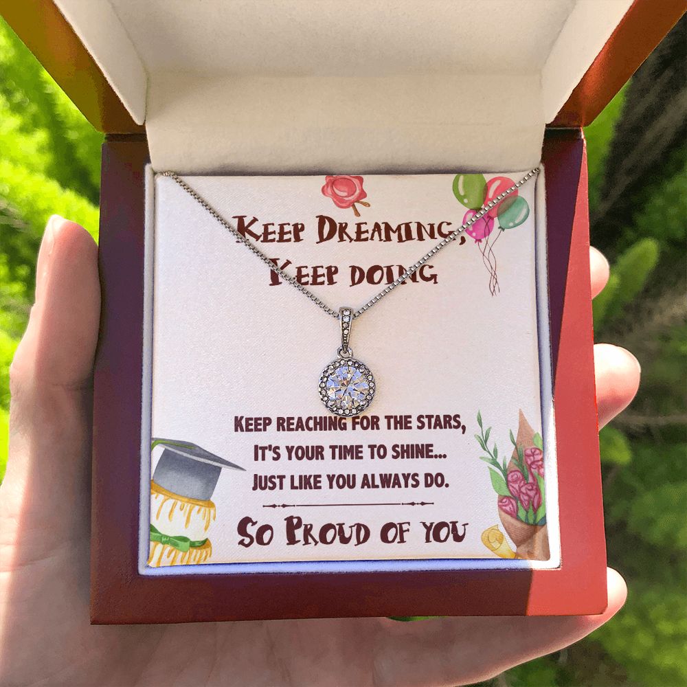 Graduation Gift For Her - Hope For Future Necklace - Always Keep Dreaming