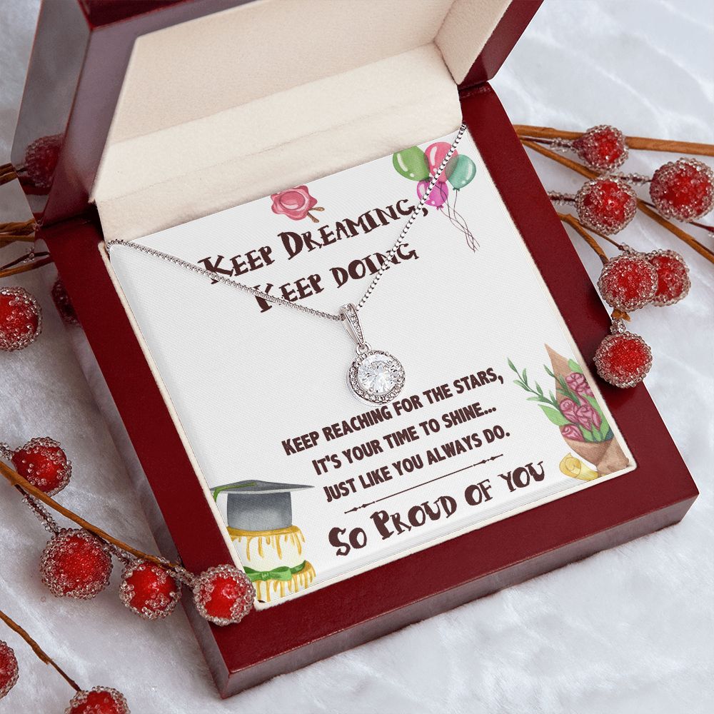 Graduation Gift For Her - Hope For Future Necklace - Always Keep Dreaming