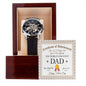 Dad Gift - Mens Skeleton Automatic Watch - World's Greatest Dad Certificate