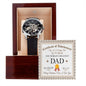 Dad Christmas Gift - Skeleton Mechanical Watch - Personalized - Officially The World's Greatest Dad