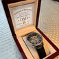 Dad Gift - Mens Skeleton Automatic Watch - World's Greatest Dad Certificate