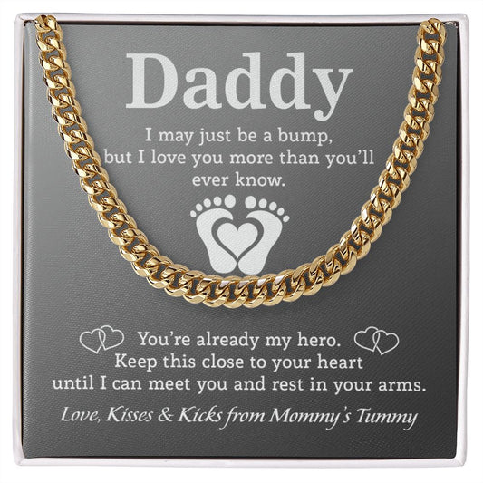 Daddy - Mommy_s Tummy Cuban Chain