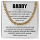 Daddy - Given Me Everything Cuban Chain