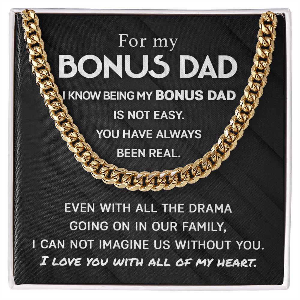 For My Bonus Dad Cuban Chain