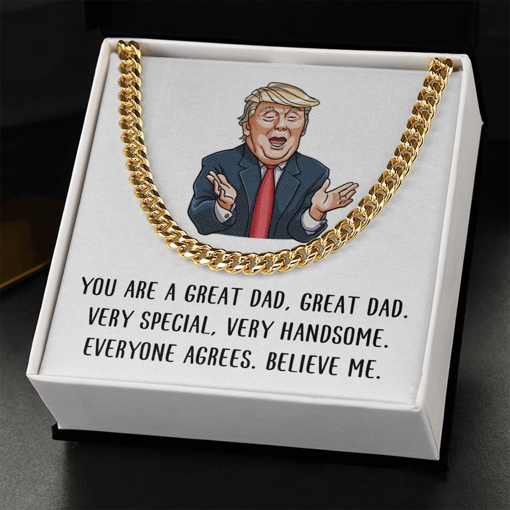 Great Dad Cuban Chain, Funny