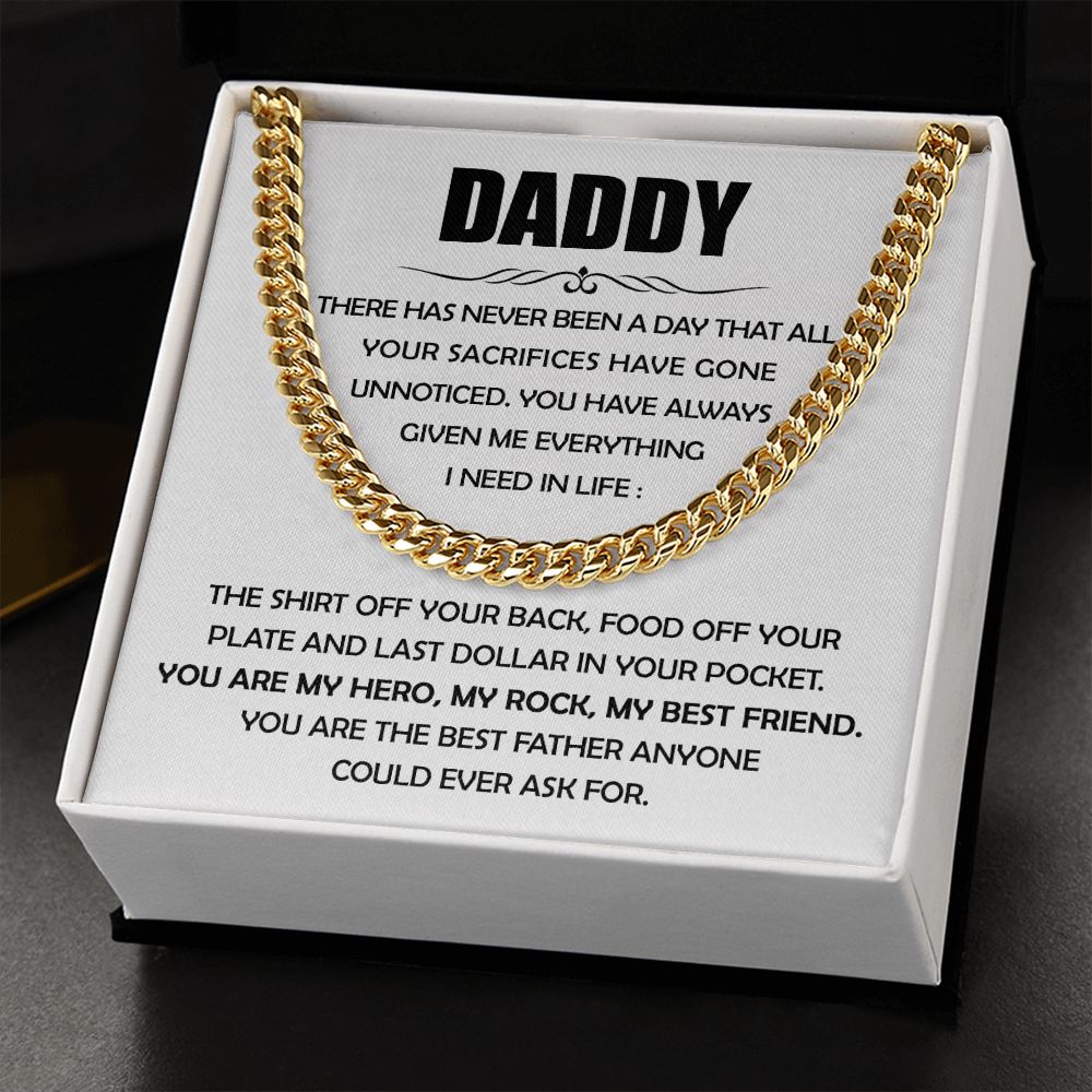 Daddy - Given Me Everything Cuban Chain