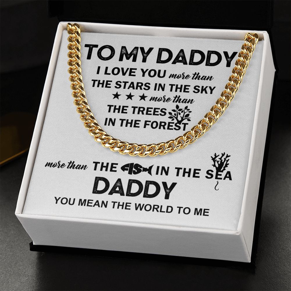 Daddy - I Love You Cuban Chain