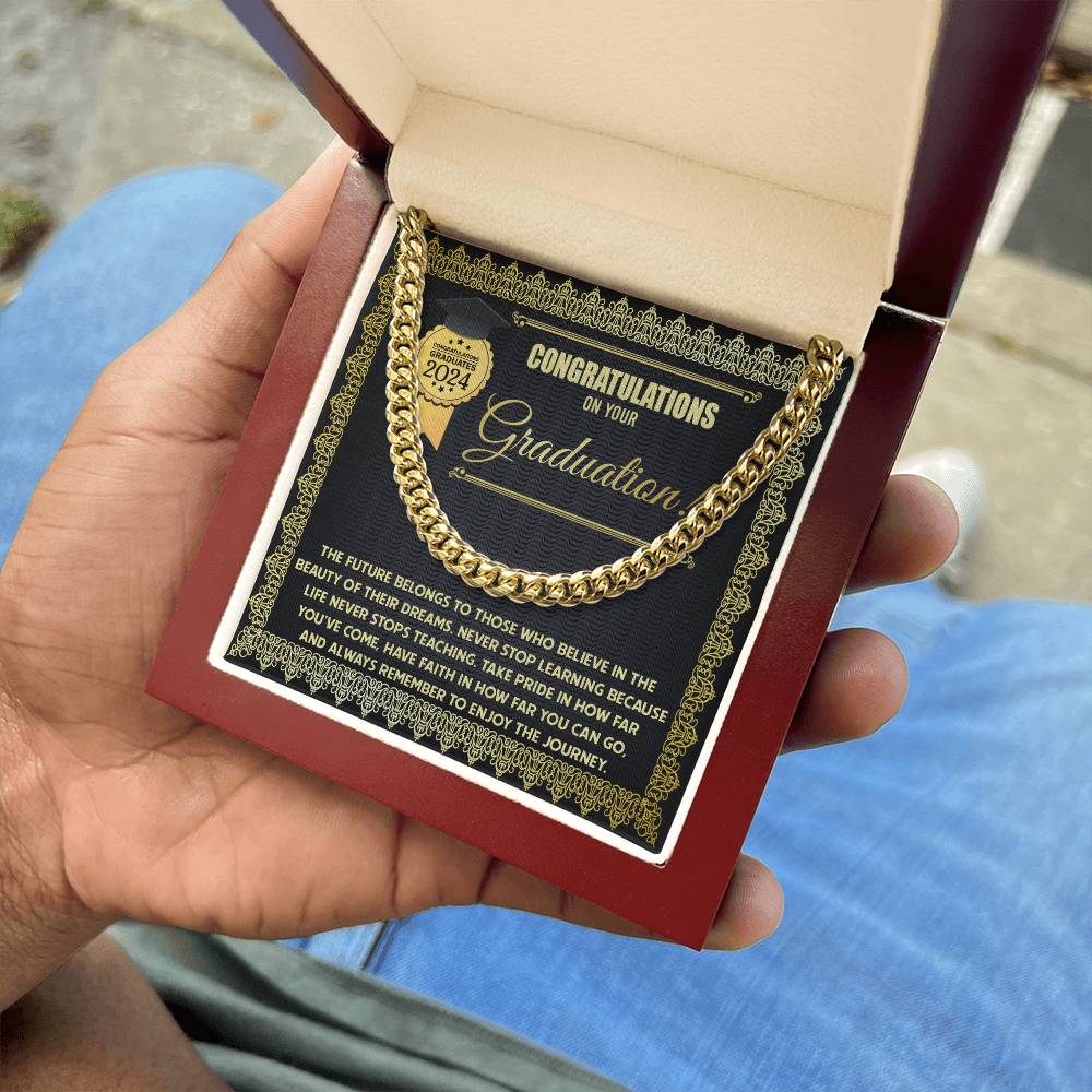 His Graduation Gift - The Future - Cuban Link Chain