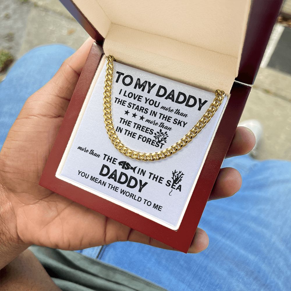 Daddy - I Love You Cuban Chain