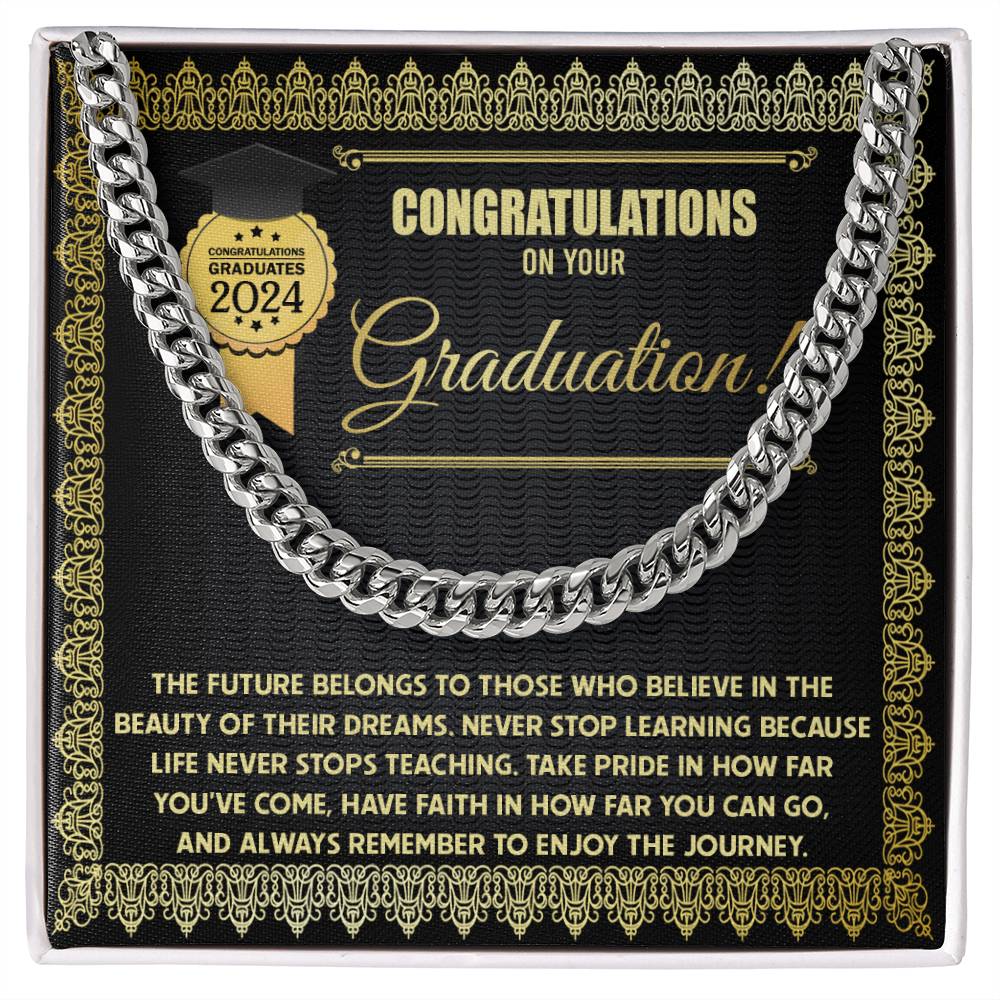 His Graduation Gift - The Future - Cuban Link Chain