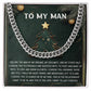 Gift For My Man - My Soulmate - Cuban Chain Link Necklace