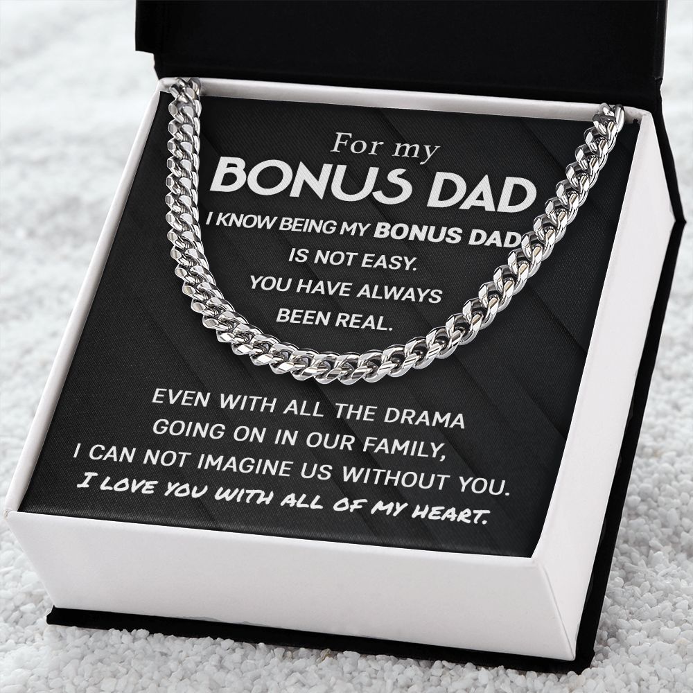 For My Bonus Dad Cuban Chain