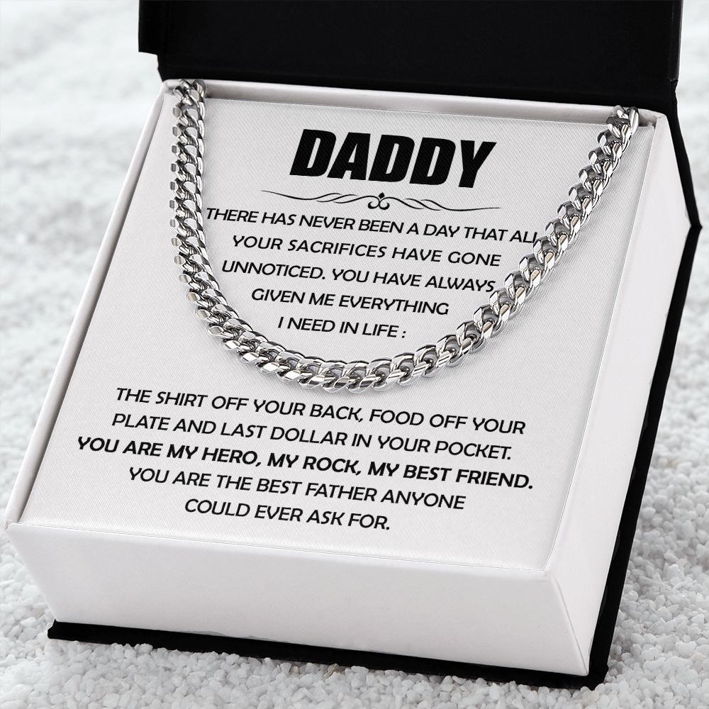 Daddy - Given Me Everything Cuban Chain