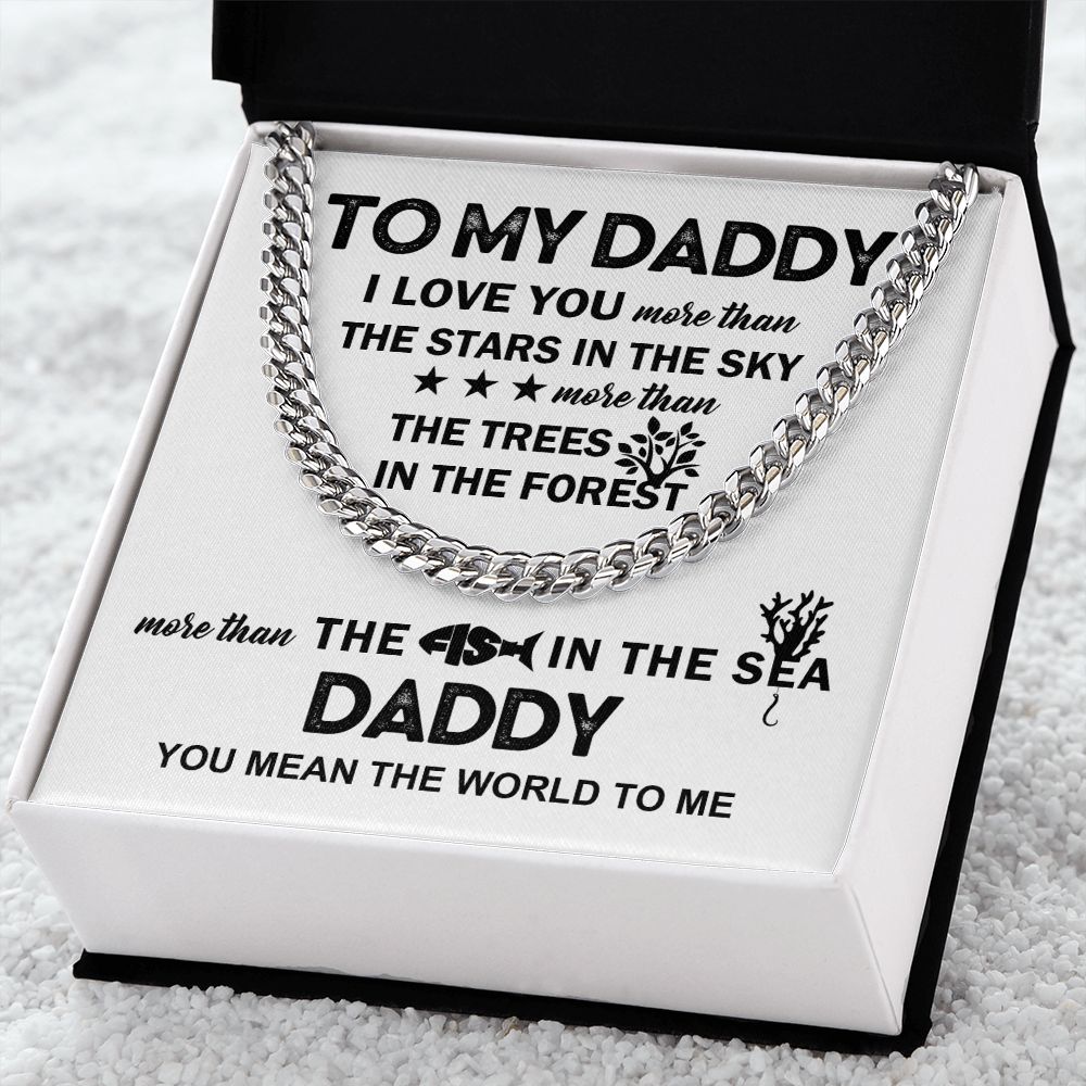 Daddy - I Love You Cuban Chain