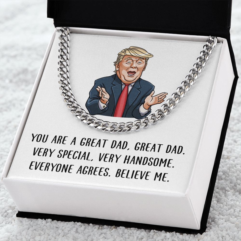 Great Dad Cuban Chain, Funny