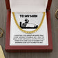 Gift For My Man - Cuban Link Chain Necklace - Next To Me