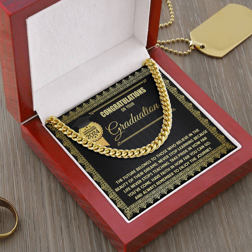 His Graduation Gift - The Future - Cuban Link Chain