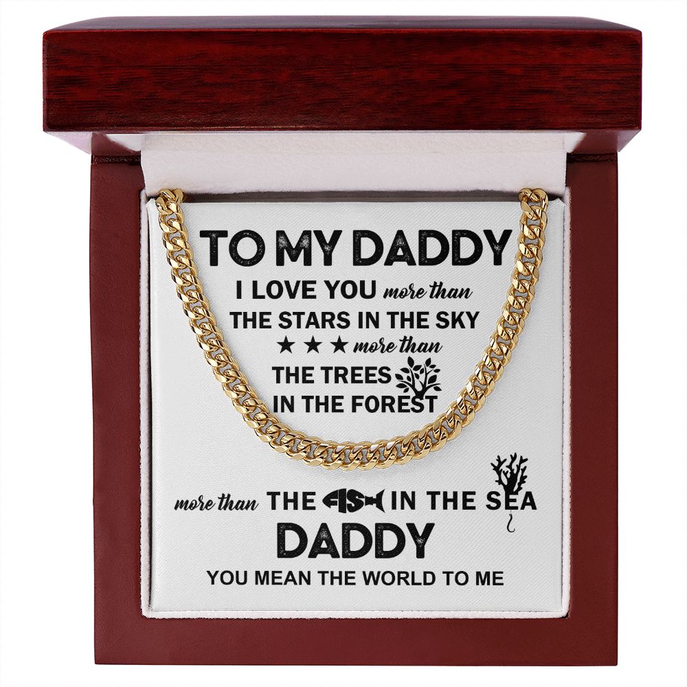 Daddy - I Love You Cuban Chain