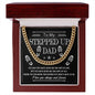 To My Stepped Up Dad Cuban Chain