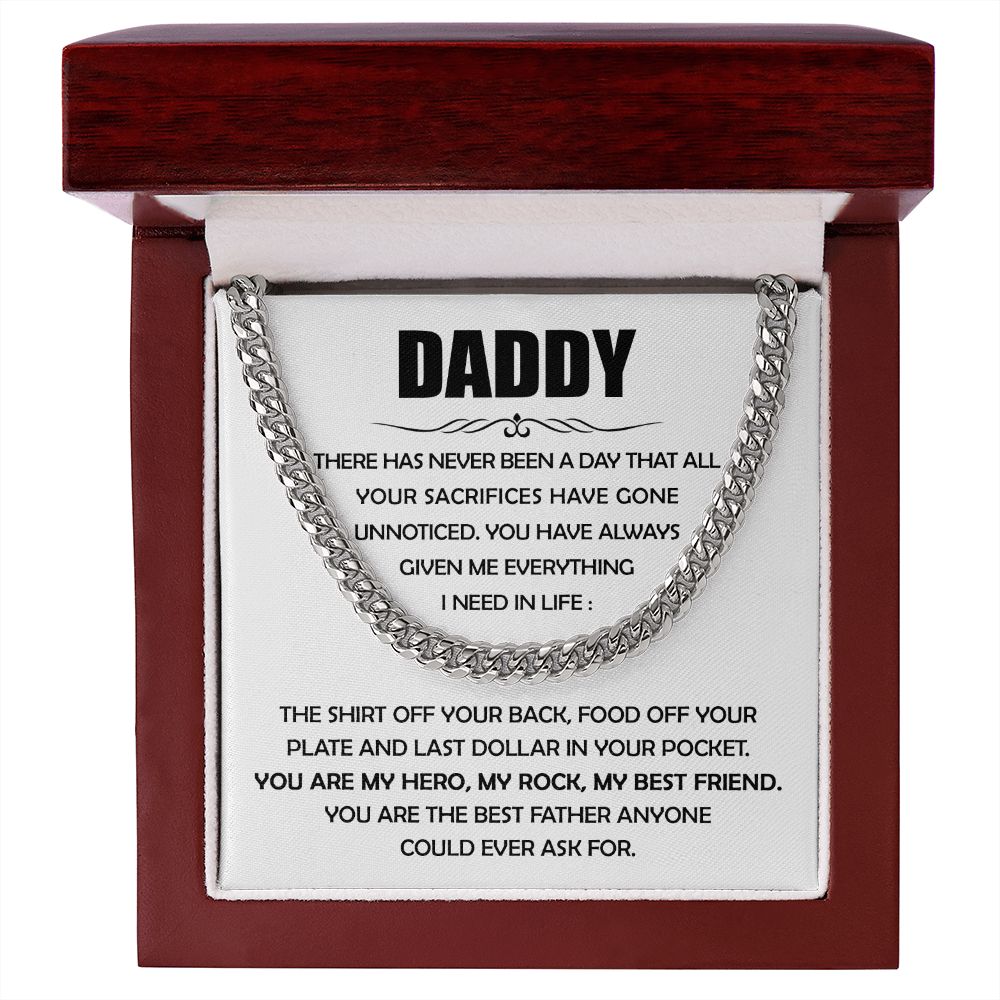 Daddy - Given Me Everything Cuban Chain