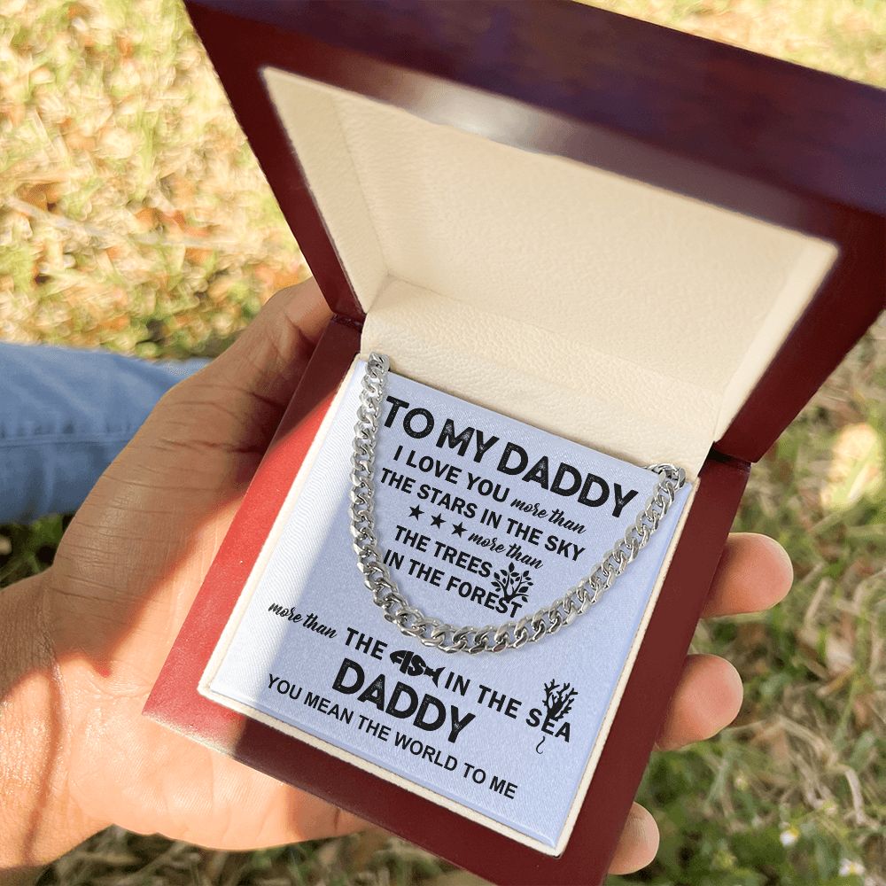 Daddy - I Love You Cuban Chain