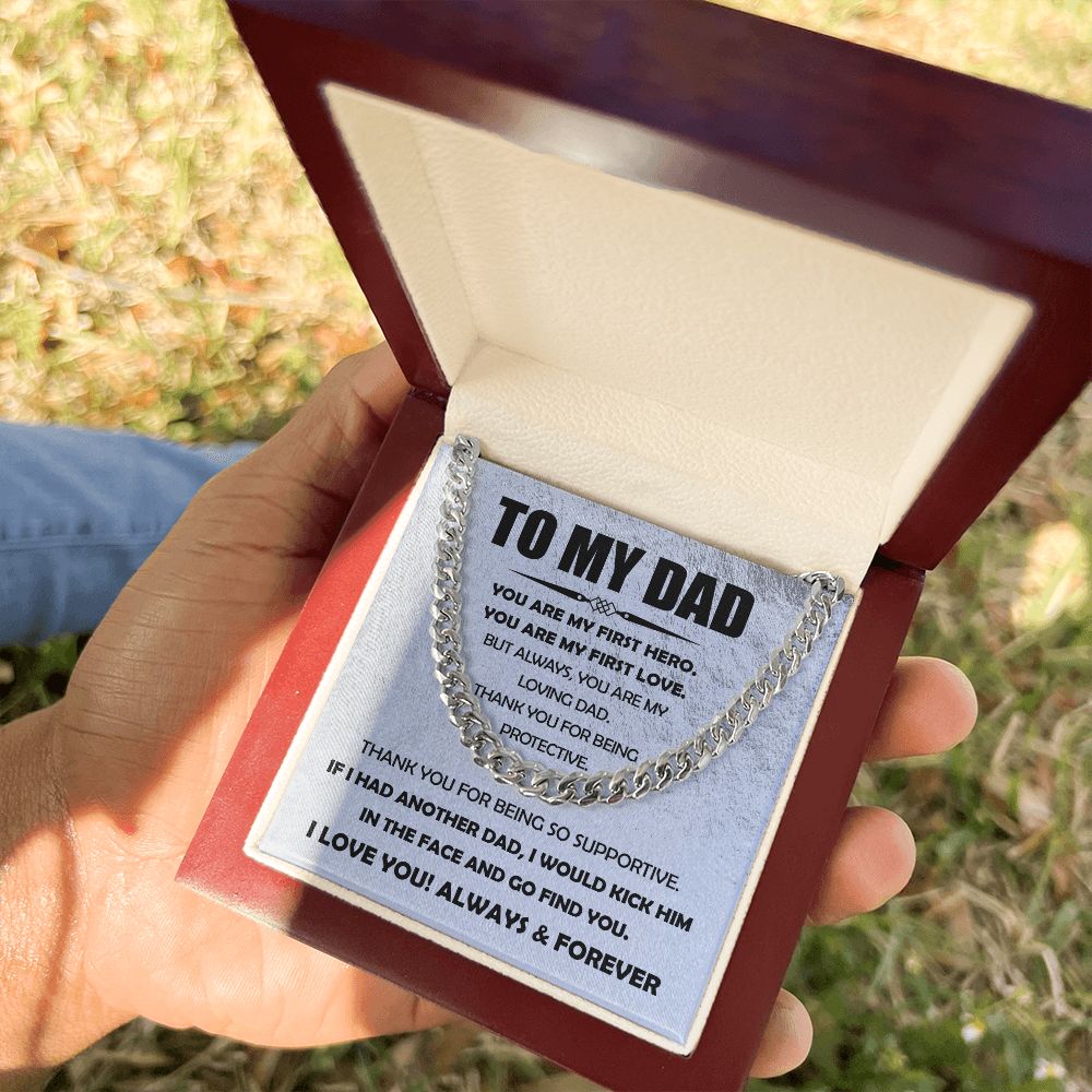 You Are My Loving Dad - Cuban Link Chain Necklace