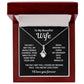 To My Beautiful Wife - You Are My Love Story - Timeless Alluring Beauty Necklace - Price Includes Free Shipping