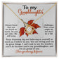 To My Granddaughter Jewelry Gift - You Can Do Great Things - Love Knot Necklace