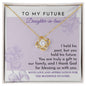 Future Daughter-in-Law Gift - Love Knot  Necklace - A Gift