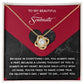 To My Soulmate Jewelry Gift - Love Knot Forever Necklace - Loving Thought