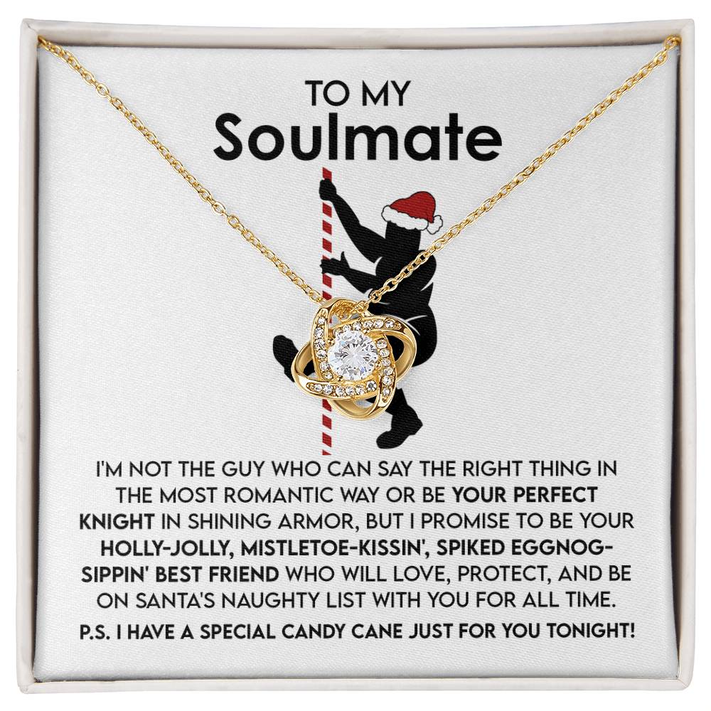 Soulmate Jewelry Gift - Love Knot Necklace - For All Time