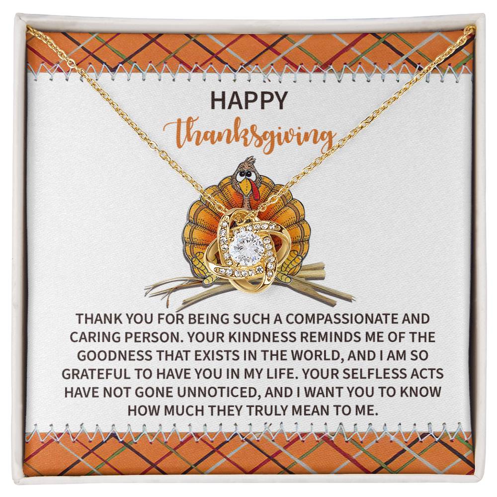 Thanksgiving Jewelry Gift For Women - So Grateful To Have You In My Life