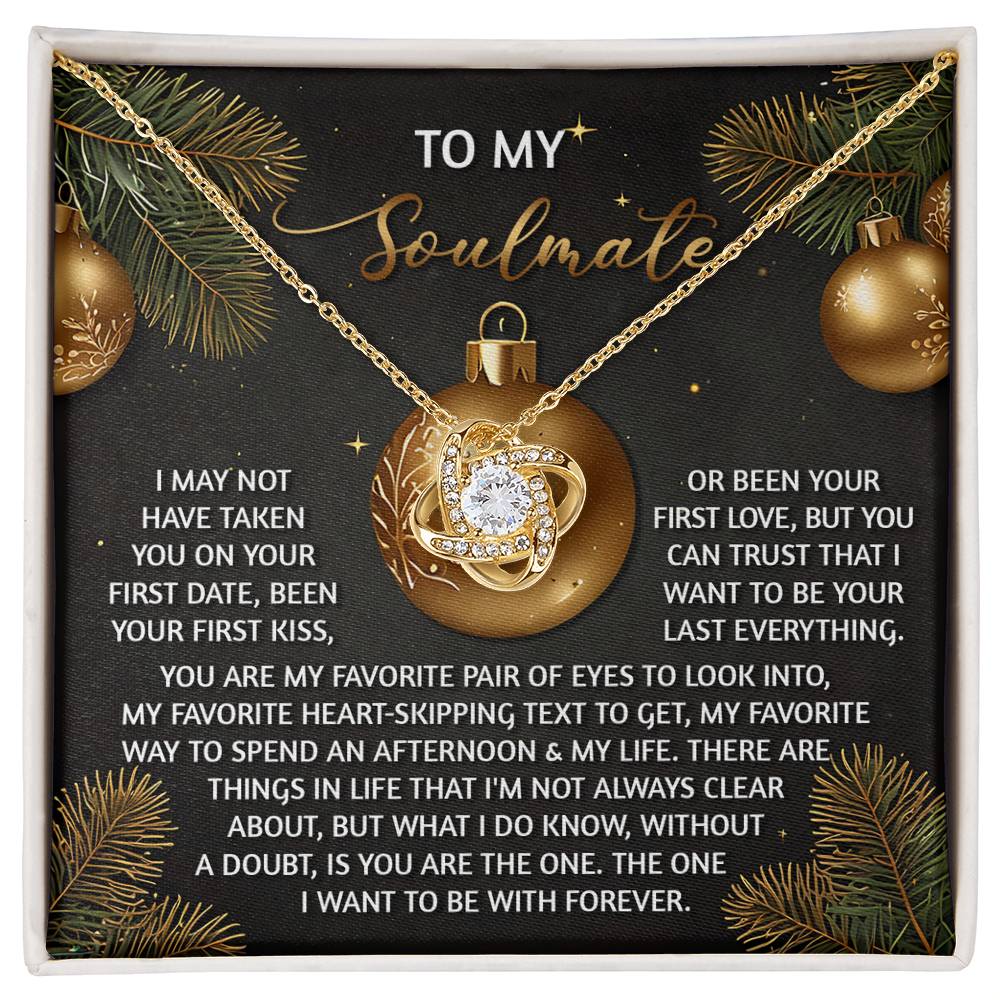 Soulmate Jewelry Gift - Knot Of Love Necklace - Without A Doubt