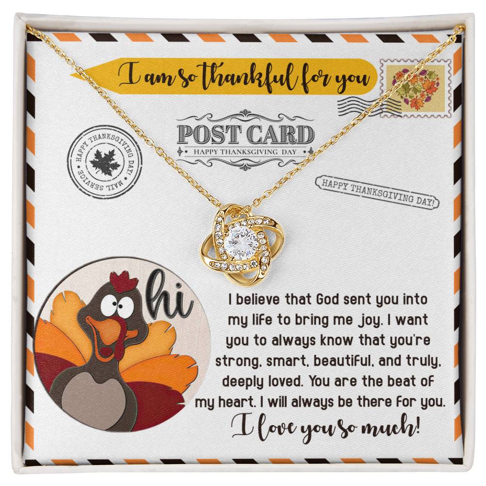 Thanksgiving Jewelry Gift For Women - You Are The Beat Of My Heart