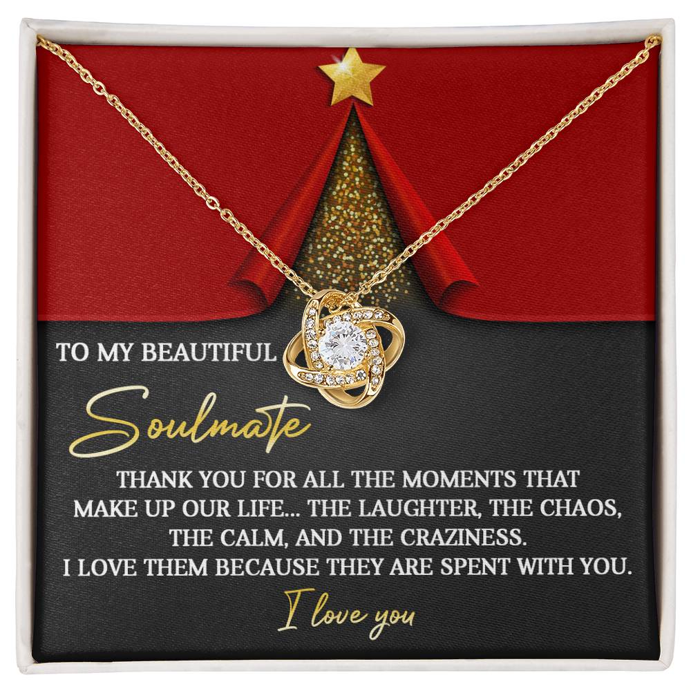 Soulmate Jewelry Gift - Love Knot Necklace - All The Moments