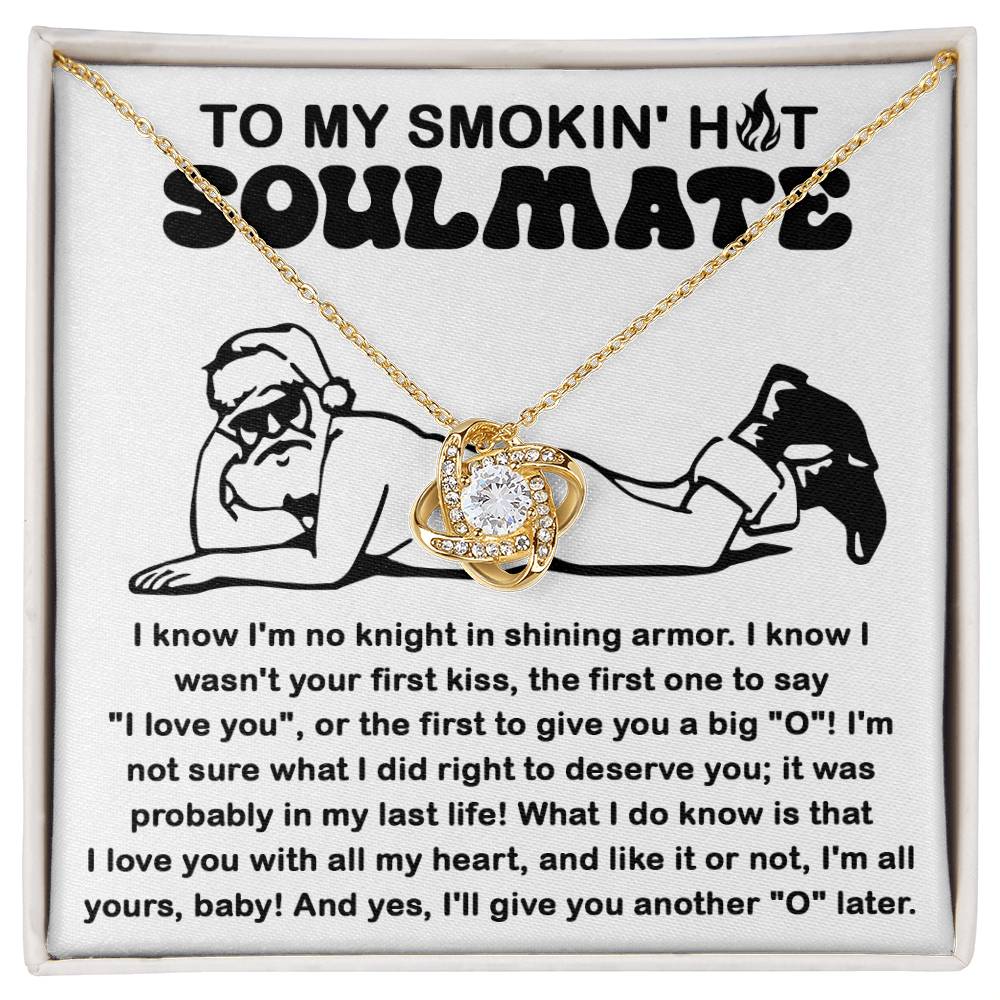 Soulmate Gift - Forever Knot of Love Necklace - I Love You With All Of My Heart