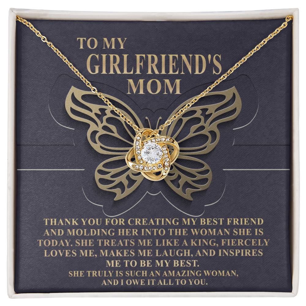 Girlfriends Mom Gift - Love Knot Necklace - Be My Best