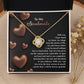 To My Soulmate Jewelry Gift - Love Knot Forever Necklace - Best Version