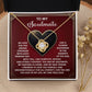 To My Soulmate Jewelry Gift - My One True Love - Love Knot Necklace