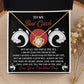 To My Soulmate  Best Catch Jewelry Gift - Love Knot Forever Necklace with Heartfelt Message Card From You - Of The Line