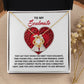 To My Soulmate Jewelry Gift - Love Knot Forever Necklace - Deepest Truth